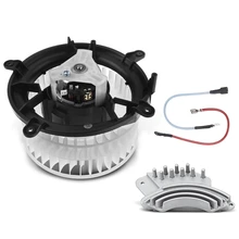 2 Pcs HVAC Blower Motor & Resistor Kit