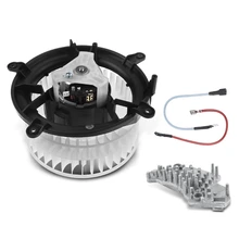 2 Pcs HVAC Blower Motor & Resistor Kit