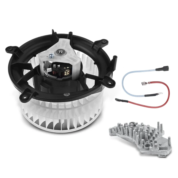 2 Pcs HVAC Blower Motor & Resistor Kit for Mercedes-Benz W210 E300 E320 E420 E55 AMG