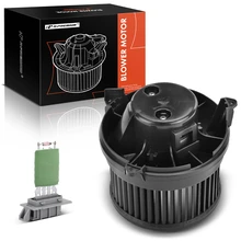 2 Pcs HVAC Blower Motor & Resistor Kit