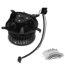2 Pcs Rear HVAC Blower Motor & Resistor Kit