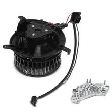 2 Pcs Front HVAC Blower Motor & Resistor Kit