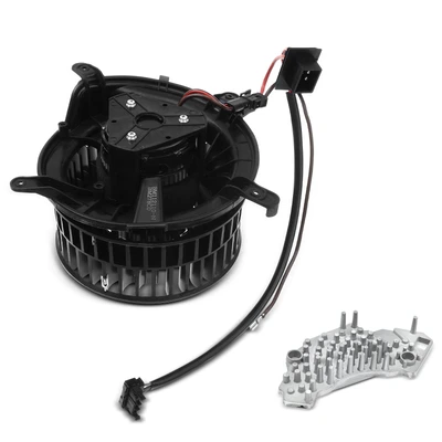 2 Pcs Front HVAC Blower Motor & Resistor Kit