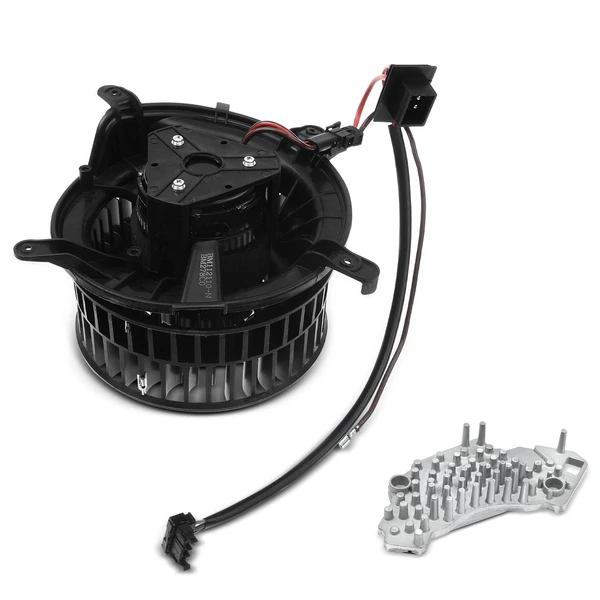 2 Pcs Front HVAC Blower Motor & Resistor Kit for Mercedes-Benz W210 E300 96-99 E55 AMG