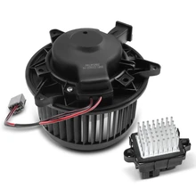 2 Pcs Front HVAC Blower Motor & Resistor Kit
