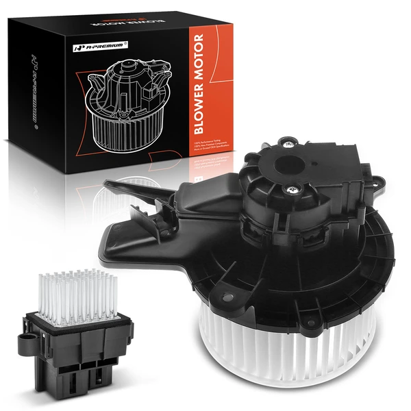 2 Pcs Rear HVAC Blower Motor & Resistor Kit for 2007-2023 GMC Acadia