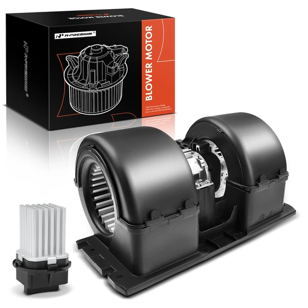 2 Pcs Front HVAC Blower Motor & Resistor Kit for Mercedes-Benz Sprinter 2500 2010-2017