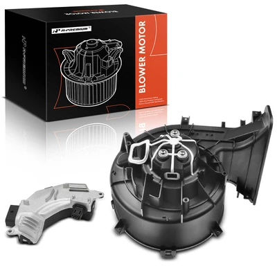 2 Pcs Front HVAC Blower Motor & Resistor Kit