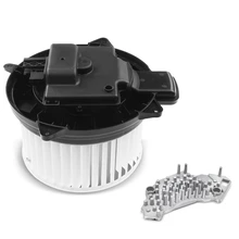 2 Pcs Front HVAC Blower Motor & Resistor Kit