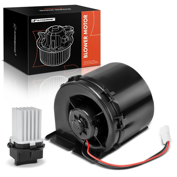 2 Pcs Rear HVAC Blower Motor & Resistor Kit for Mercedes-Benz Dodge Sprinter 2500 3500