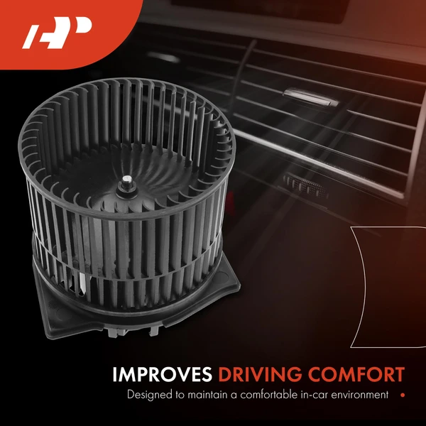 2 Pcs Front HVAC Blower Motor & Resistor Kit for Saab 9-5 2009 L4 2.3L