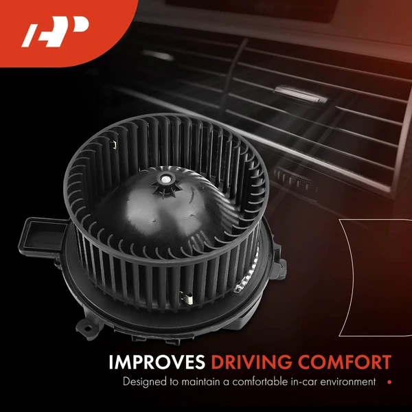 2 Pcs Front HVAC Blower Motor & Resistor Kit for GMC Acadia 2017 L4 2.5L V6 3.6L