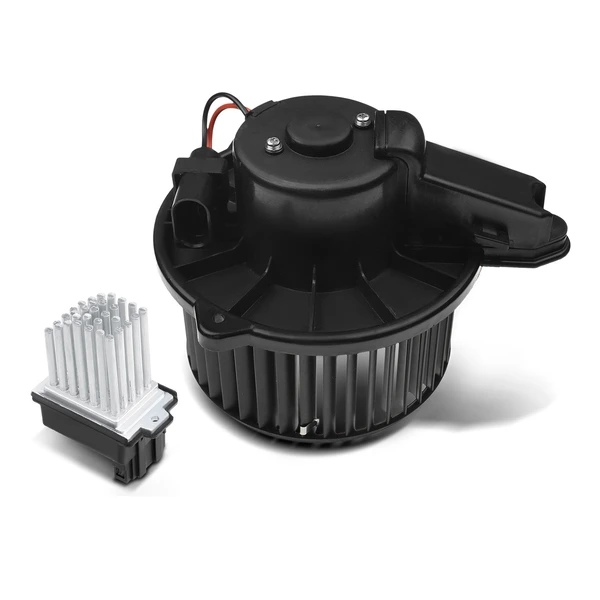 2 Pcs Front HVAC Blower Motor & Resistor Kit for Audi A6 Quattro A6 99-04 Allroad Quattro