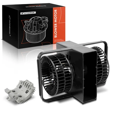 2 Pcs Front HVAC Blower Motor & Resistor Kit