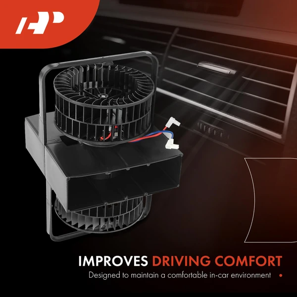 2 Pcs Front HVAC Blower Motor & Resistor Kit for BMW E38 740i 740iL 750iL 1995-2001