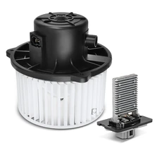 2 Pcs Front HVAC Blower Motor & Resistor Kit