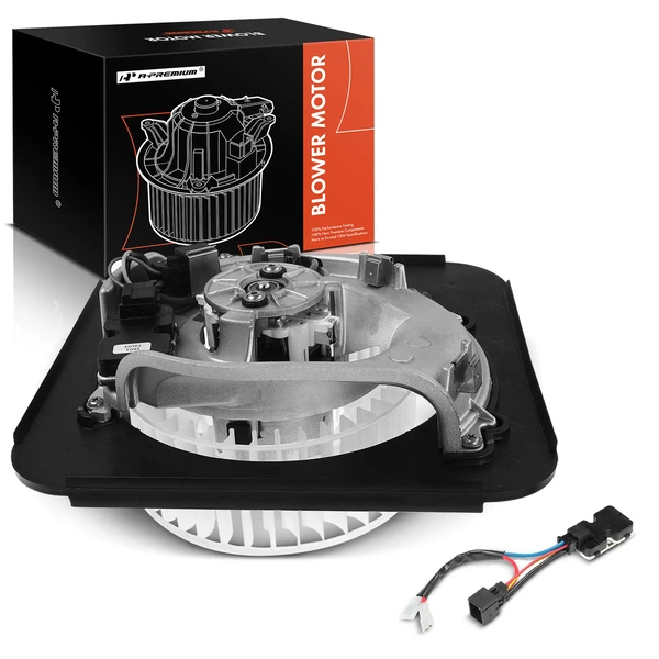 2 Pcs Front HVAC Blower Motor & Resistor Kit for Mercedes-Benz S500 S420 S320 CL600