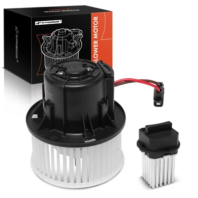 2 Pcs HVAC Blower Motor & Resistor Kit