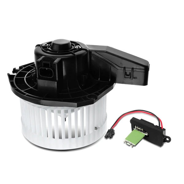 2 Pcs Rear HVAC Blower Motor & Resistor Kit for Cadillac Escalade ESV 03-06 Chevrolet GMC