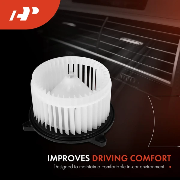 2 Pcs Front HVAC Blower Motor & Resistor Kit for Cadillac SRX 2010-2016 AWD FWD