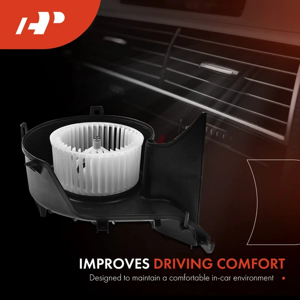 2 Pcs HVAC Blower Motor & Resistor Kit for Saab 9-3 2008-2009 L4 2.0L V6 2.8L