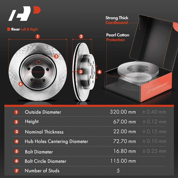 8 Pcs Rear Disc Brake Rotors & Ceramic Brake Pads & Brake Calipers for Dodge Challenger Charger