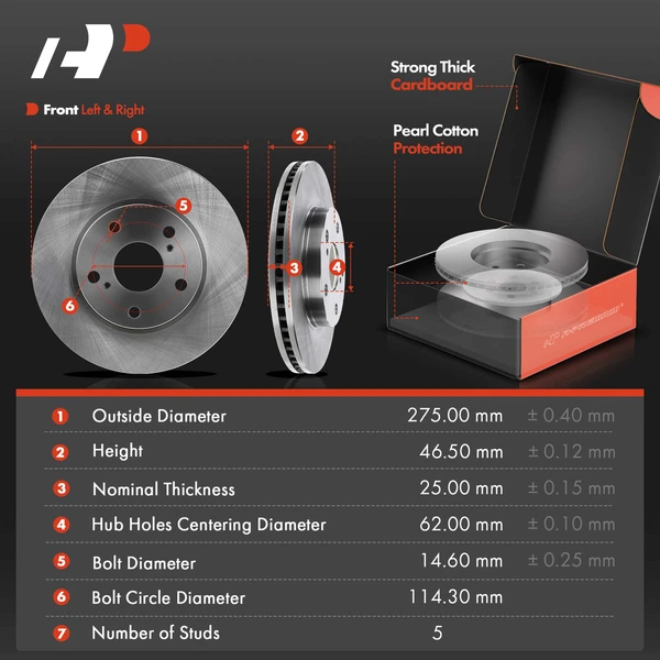 16 Pcs Front & Rear Disc Brake Rotors & Ceramic Brake Pads & Brake Calipers for Lexus HS250h