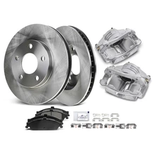 8 Pcs Front Disc Brake Rotors & Ceramic Brake Pads & Brake Calipers for CV Classic Oldsmobile