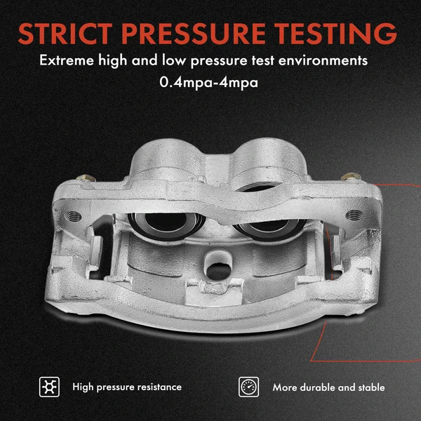 8 Pcs Front Disc Brake Rotors & Ceramic Brake Pads & Brake Calipers for Chevy Silverado GMC Savana