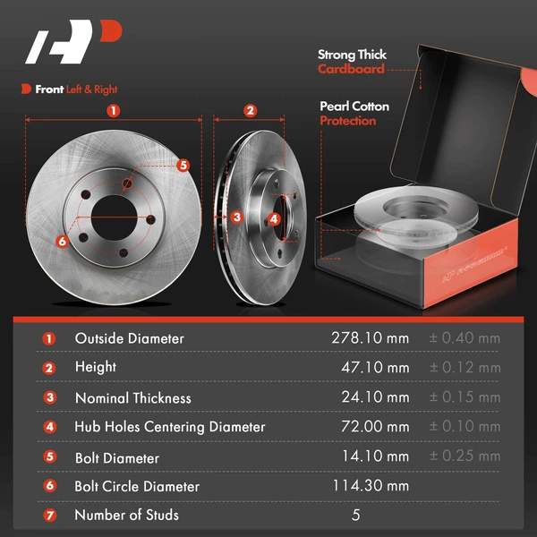 8 Pcs Front Disc Brake Rotors & Ceramic Brake Pads & Brake Calipers for Ford Escape Mazda Mercury