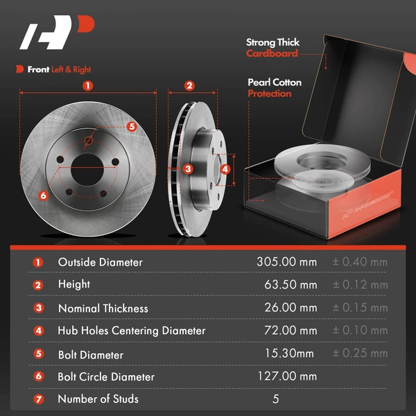 8 Pcs Front Disc Brake Rotors & Ceramic Brake Pads & Brake Calipers for Jeep Grand Cherokee 99-04