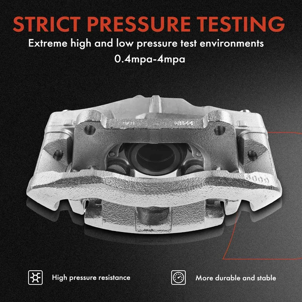 8 Pcs Front Disc Brake Rotors & Ceramic Brake Pads & Brake Calipers for Volvo XC90 03-04 10-14