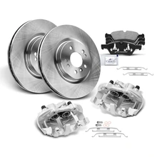 8 Pcs Front Disc Brake Rotors & Ceramic Brake Pads & Brake Calipers