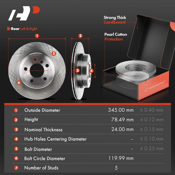 8 Pcs Rear Disc Brake Rotors & Ceramic Brake Pads & Brake Calipers for BMW X5 07-18 X6