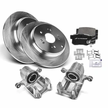 8 Pcs Rear Disc Brake Rotors & Ceramic Brake Pads & Brake Calipers