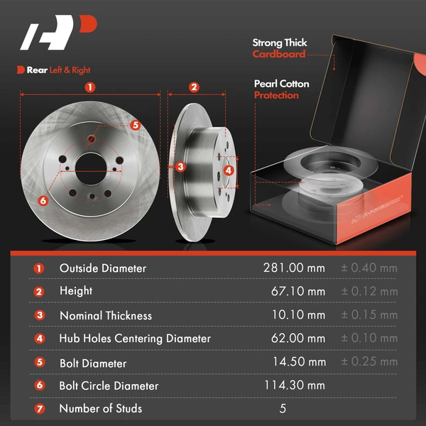 16 Pcs Front & Rear Disc Brake Rotors & Ceramic Brake Pads & Brake Calipers for Toyota Camry Lexus