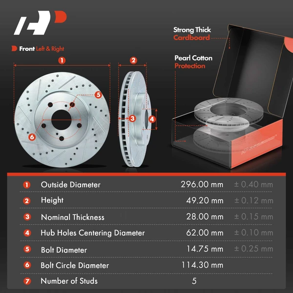 16 Pcs Front & Rear Drilled Brake Rotors & Pads + Brake Calipers for Toyota Sienna 04-10