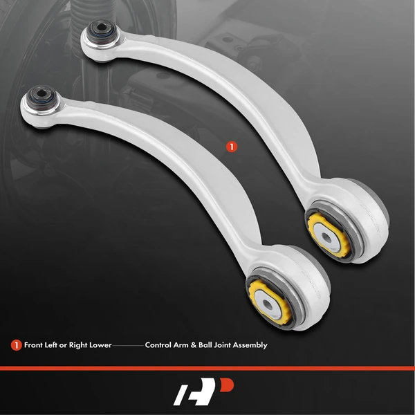 2-Pc Control Arm, Front Driver & Passenger Lower Rearward A-Premium APCA5489