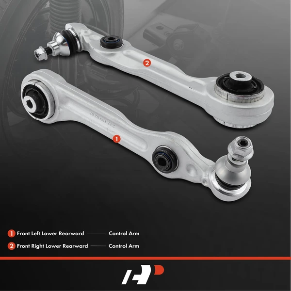 2-Pc Control Arm, Front Lower Rearward with Ball Joint A-Premium APCA5492