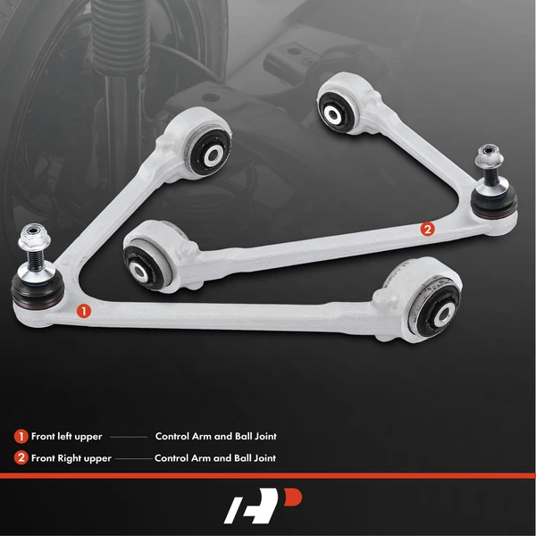 2-Pc Control Arm, Front Driver & Passenger Upper with Ball Joint A-Premium APCA5502