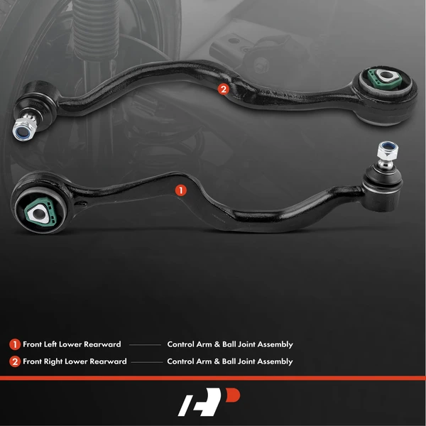 2-Pc Control Arm, Front Driver & Passenger Upper with Ball Joint A-Premium APCA5493