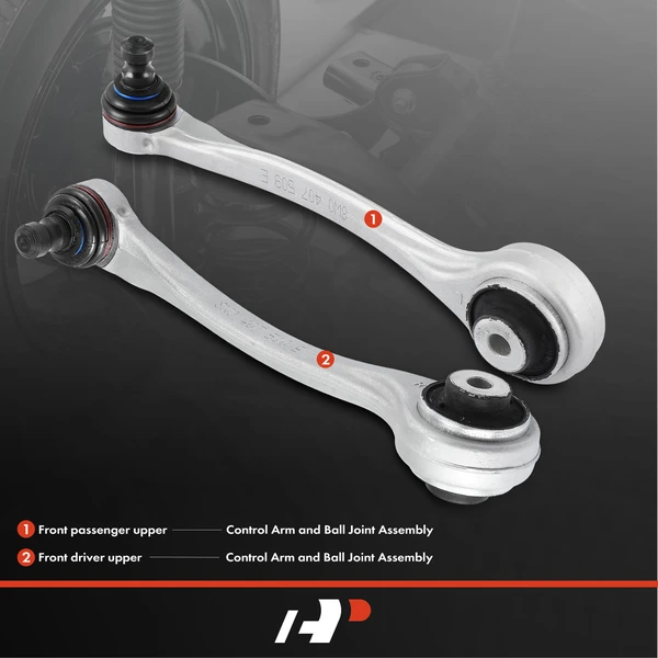 2-Pc Control Arm, Front Upper Rearward with Ball Joint A-Premium APCA5500
