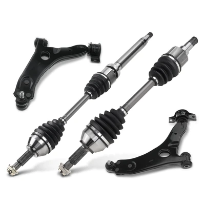 4 Pcs Front CV Axle Control Arm Kit