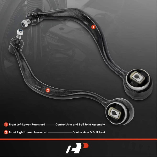 2-Pc Control Arm, Front Lower Rearward with Ball Joint A-Premium APCA5518
