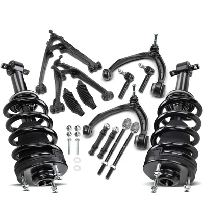 14 Pcs Front Complete Strut & Coil Spring Control Arm Kit