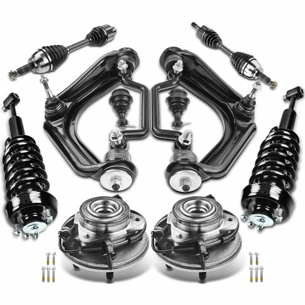 2002-2003 Mercury Mountaineer 10-Pc Control Arm and Ball Joint Full Kit, Front Side A-Premium APCA5394