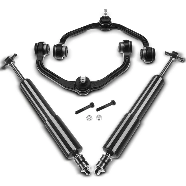 4-Pc Shock Strut Coil Spring and Control Arm Kit, Front Side with Ball Joint A-Premium APCA5375