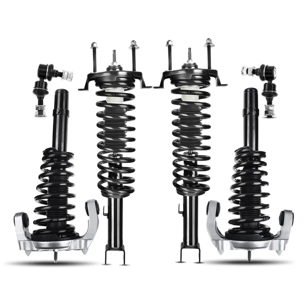6-Pc Shock Strut Coil Spring and Control Arm Kit A-Premium APCA5272