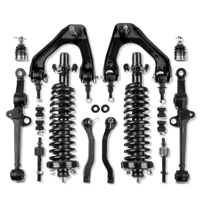 14 Pcs Front Complete Strut & Coil Spring Control Arm Kit