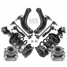 2007-2012 Nissan Sentra 10pc Control Arm and Ball Joint Full Kit, Front Side A-Premium APCA5293